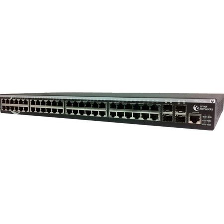 AMER NETWORKS 48 Port Managed L3 Lite 10/100/1000Baset Switch 10G Support w/ 4 Gig SS3GR1050L
